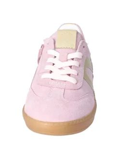 Leder-Sneakers in Rosa><noscript><img width=