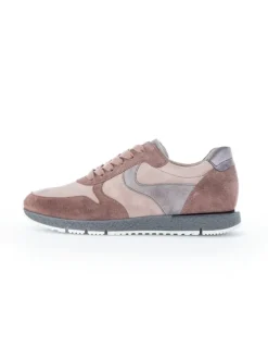 Gabor Schnürschuhe^Leder-Sneakers in Rosa