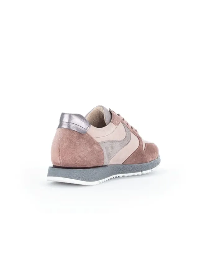 Gabor Schnürschuhe^Leder-Sneakers in Rosa