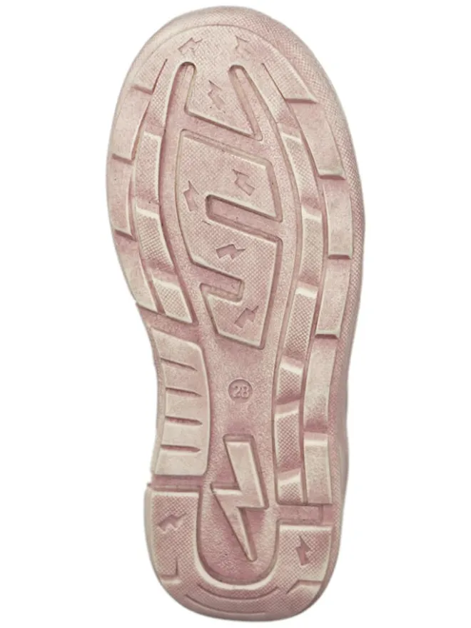 Leder-Sneakers in Rosa>lamino Sale