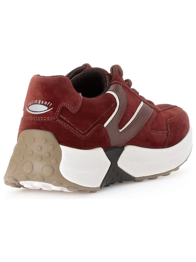 Gabor Sneakers^Leder-Sneakers in Rot