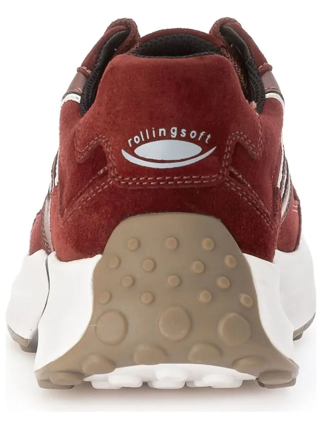 Gabor Sneakers^Leder-Sneakers in Rot