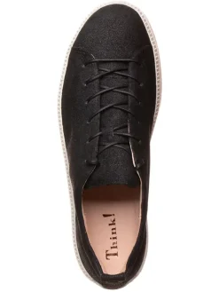 Leder-Sneakers in Schwarz><noscript><img width=