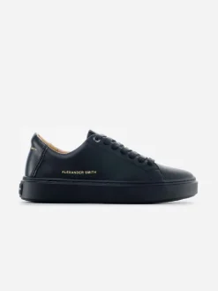 Leder-Sneakers in Schwarz>ALEXANDER SMITH New
