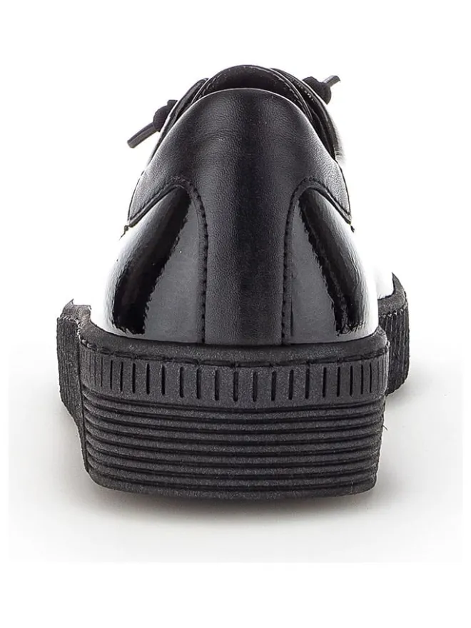 Leder-Sneakers in Schwarz>Gabor Discount