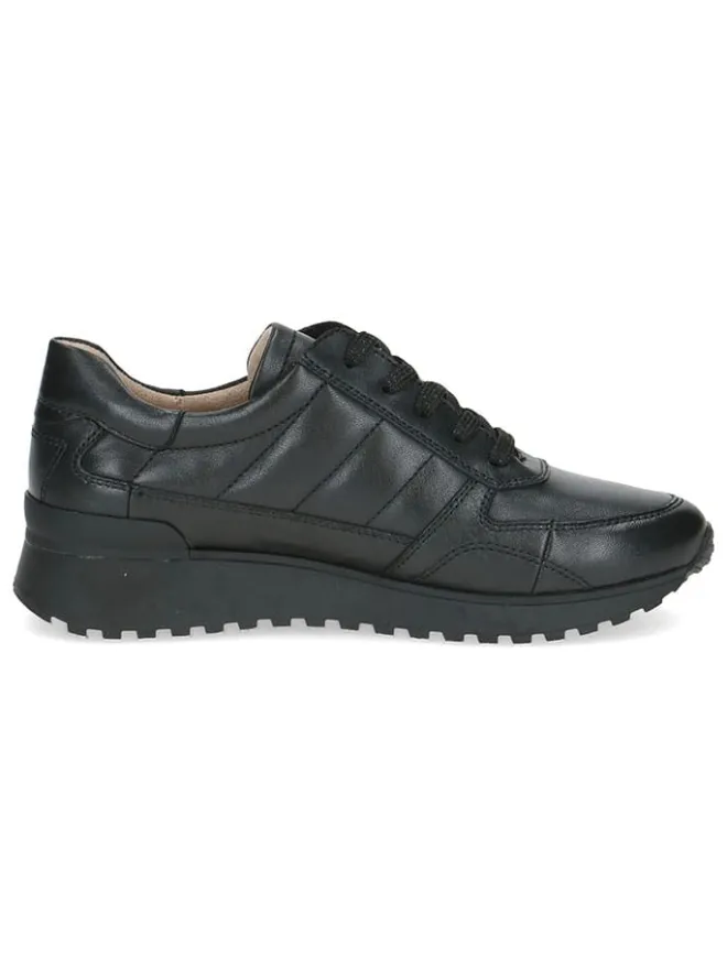 Leder-Sneakers in Schwarz>Caprice Clearance