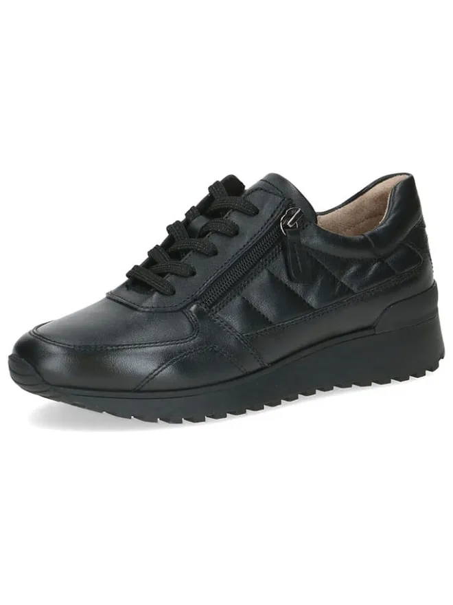 Leder-Sneakers in Schwarz>Caprice Clearance