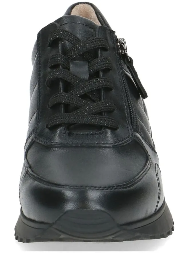 Leder-Sneakers in Schwarz>Caprice Clearance