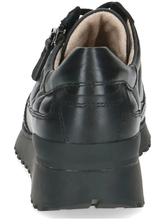 Leder-Sneakers in Schwarz>Caprice Clearance