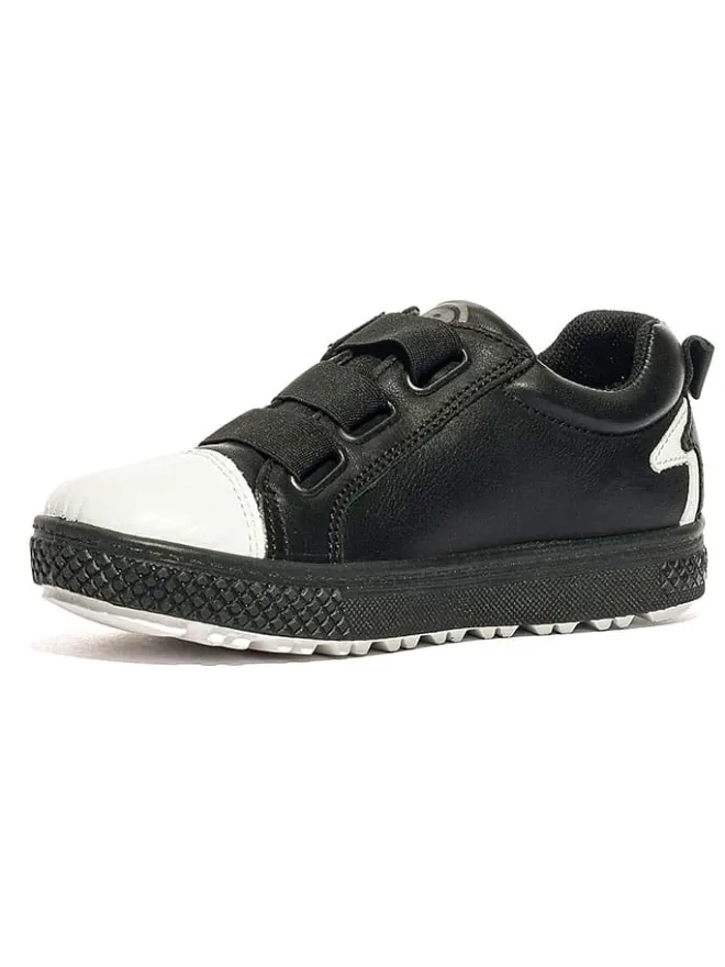 Leder-Sneakers in Schwarz>Primigi Clearance