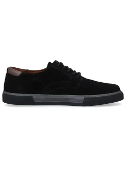 Leder-Sneakers in Schwarz><noscript><img width=