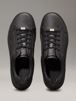 Calvin Klein Sneakers^Leder-Sneakers in Schwarz