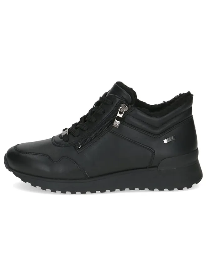 Caprice Sneakers^Leder-Sneakers in Schwarz