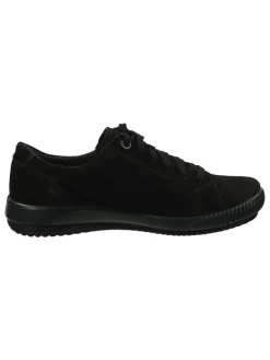 Legero Schnürschuhe^Leder-Sneakers in Schwarz