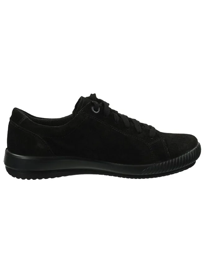 Legero Schnürschuhe^Leder-Sneakers in Schwarz