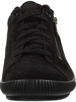Legero Schnürschuhe^Leder-Sneakers in Schwarz