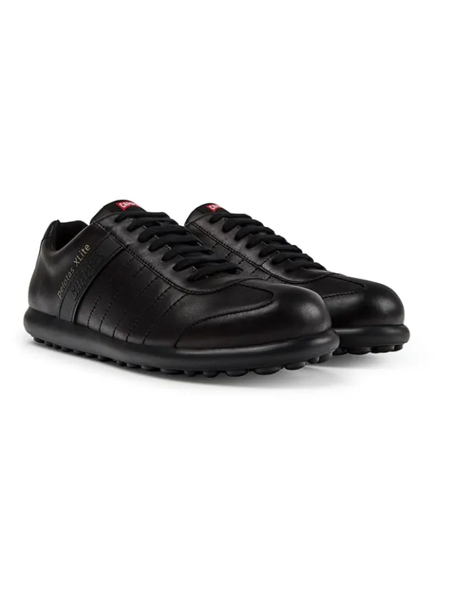 Leder-Sneakers in Schwarz>Camper Outlet