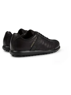Leder-Sneakers in Schwarz><noscript><img width=