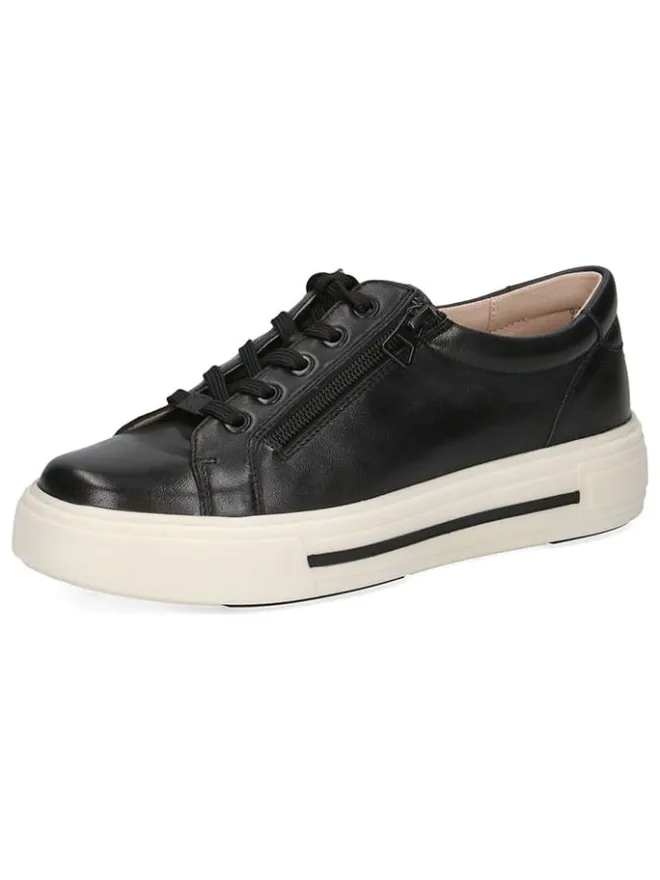 Leder-Sneakers in Schwarz>Caprice Online