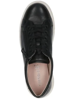 Leder-Sneakers in Schwarz><noscript><img width=