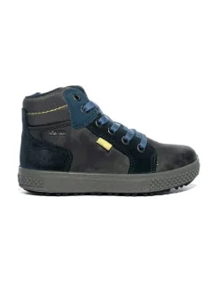 Leder-Sneakers in Schwarz><noscript><img width=