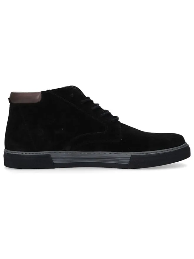 Camel Active Sneakers^Leder-Sneakers in Schwarz