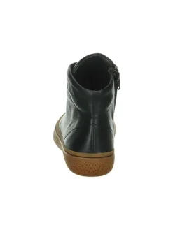 Leder-Sneakers in Schwarz><noscript><img width=