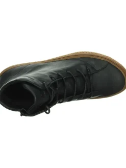 Leder-Sneakers in Schwarz><noscript><img width=