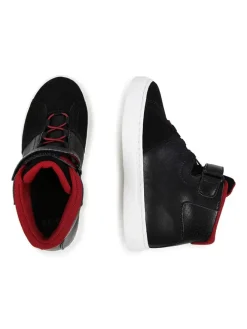 Hugo Boss Kids Sneakers·Sneakers High^Leder-Sneakers in Schwarz