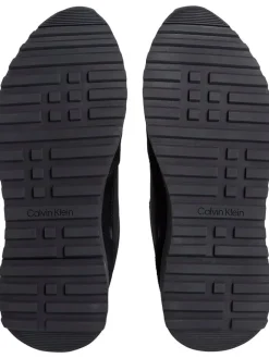 Leder-Sneakers in Schwarz><noscript><img width=