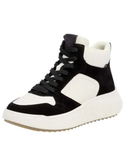 Leder-Sneakers in Schwarz/ Weiß>rieker Clearance