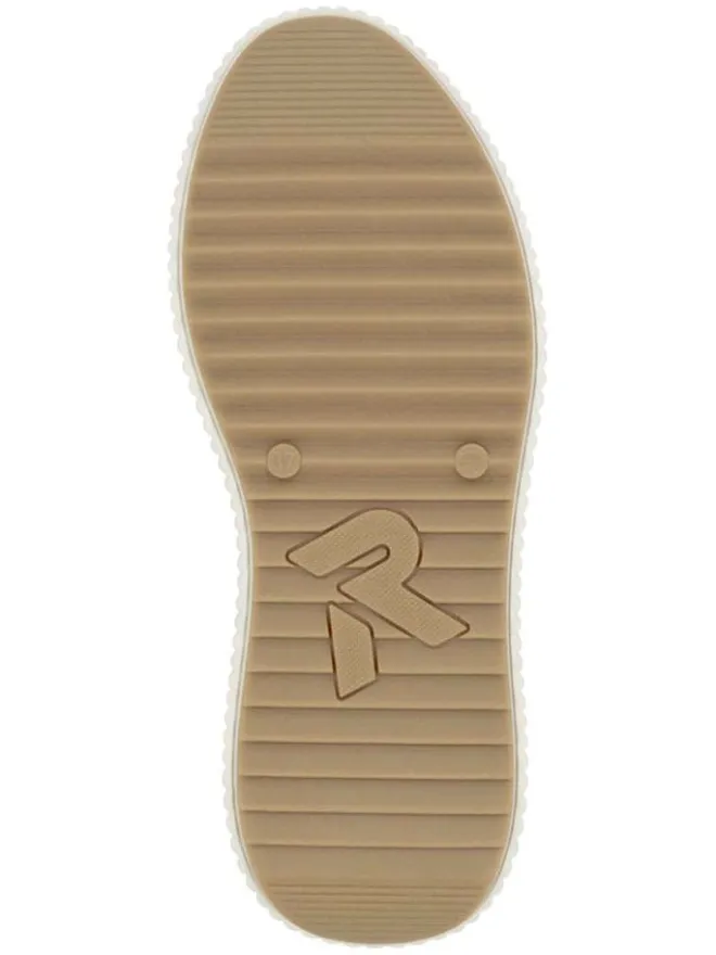 Leder-Sneakers in Schwarz/ Weiß>rieker Clearance