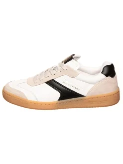 Marc O'Polo Shoes Sneakers^Leder-Sneakers in Schwarz/ Beige/ Weiß