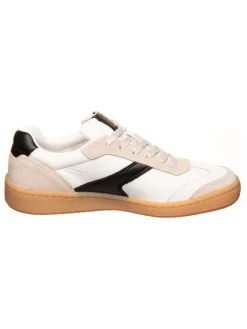 Marc O'Polo Shoes Sneakers^Leder-Sneakers in Schwarz/ Beige/ Weiß