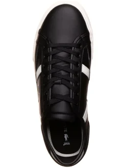 Leder-Sneakers in Schwarz/ Weiß><noscript><img width=