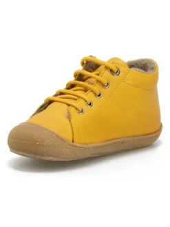 Leder-Sneakers in Senf><noscript><img width=