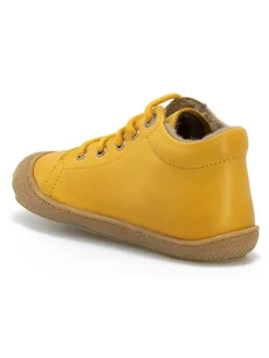 Leder-Sneakers in Senf><noscript><img width=