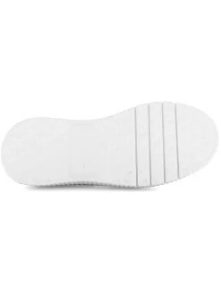 Leder-Sneakers in Silber><noscript><img width=