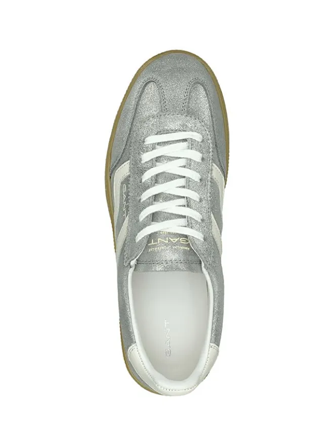 Leder-Sneakers in Silber>GANT Footwear Discount