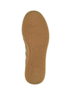 Leder-Sneakers in Silber><noscript><img width=