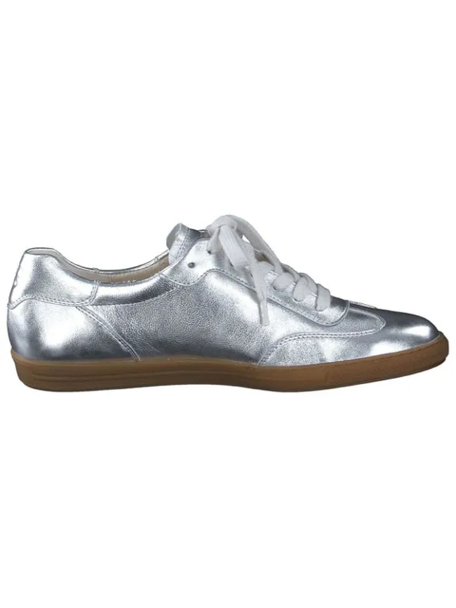 Leder-Sneakers in Silber>Paul Green Best