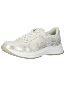 Paul Green Sneakers^Leder-Sneakers in Silber/ Creme