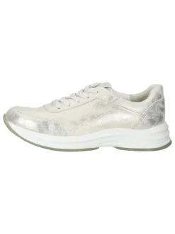 Paul Green Sneakers^Leder-Sneakers in Silber/ Creme