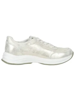 Paul Green Sneakers^Leder-Sneakers in Silber/ Creme