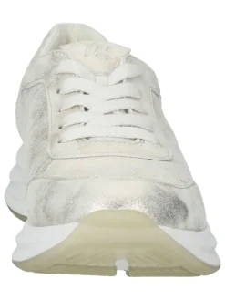 Paul Green Sneakers^Leder-Sneakers in Silber/ Creme