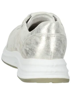 Paul Green Sneakers^Leder-Sneakers in Silber/ Creme
