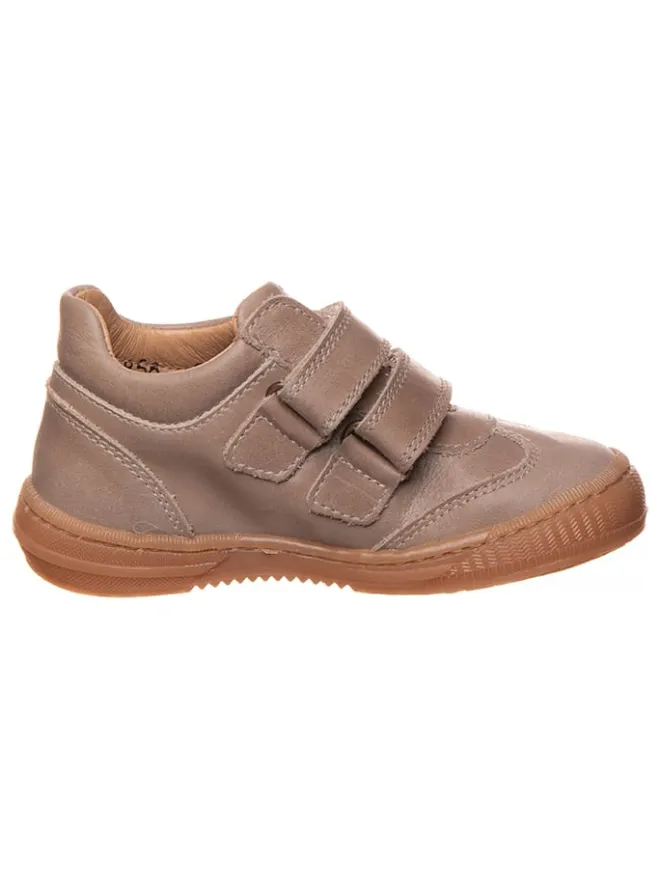 Leder-Sneakers in Taupe>POM POM Sale