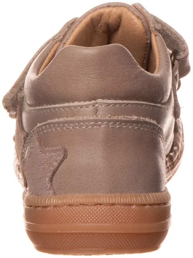 Leder-Sneakers in Taupe>POM POM Sale