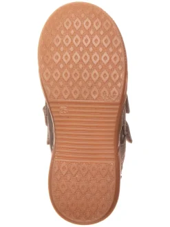 Leder-Sneakers in Taupe><noscript><img width=