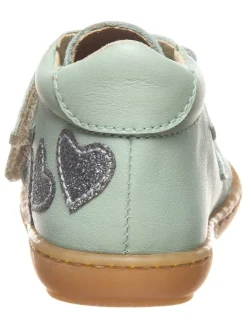 Leder-Sneakers in Türkis><noscript><img width=